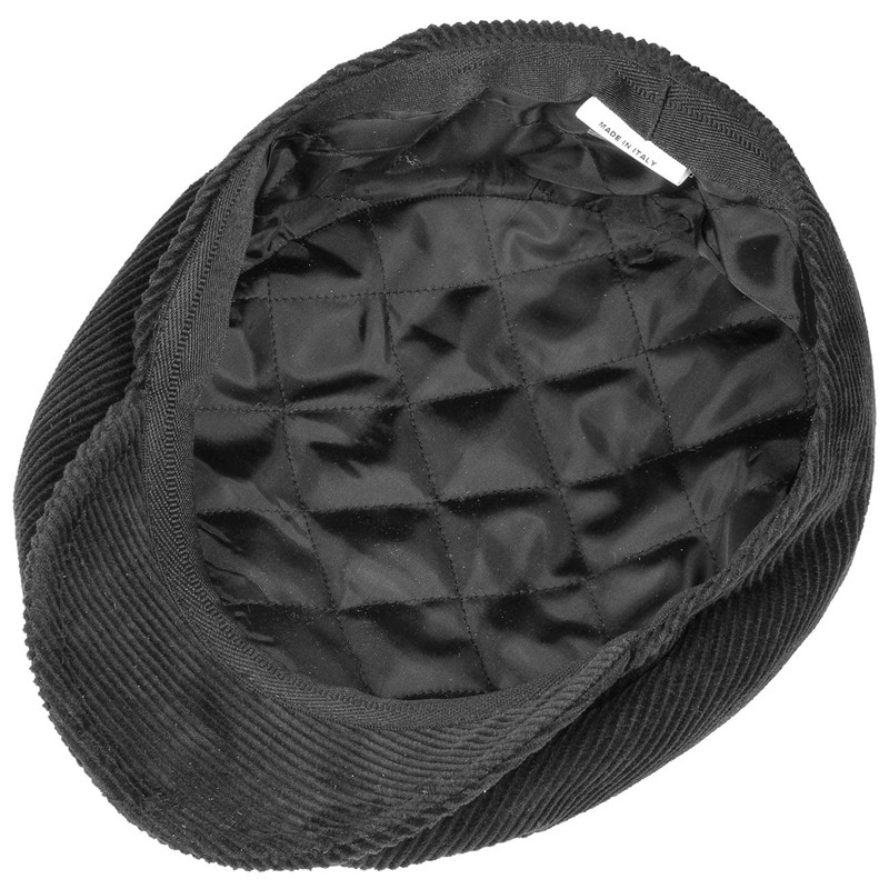 Lipodo Cord Flat Cap Men/Women Cotton Peaked Cap with Lining
