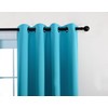 MIUCO 1 Pair Thermal Insulated Grommet 52-Inch-by-63-Inch Blackout Window Curtain