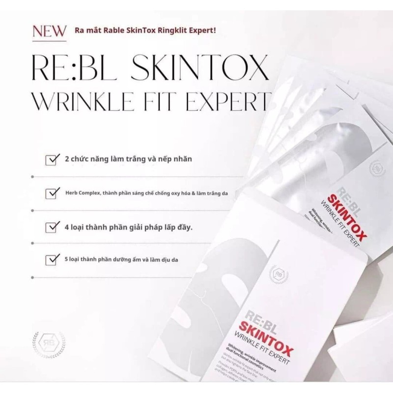 REBLOOM Re:bl REBLOOM SKINTOX WRINKLE FIT EXPERT MASK 27g X
