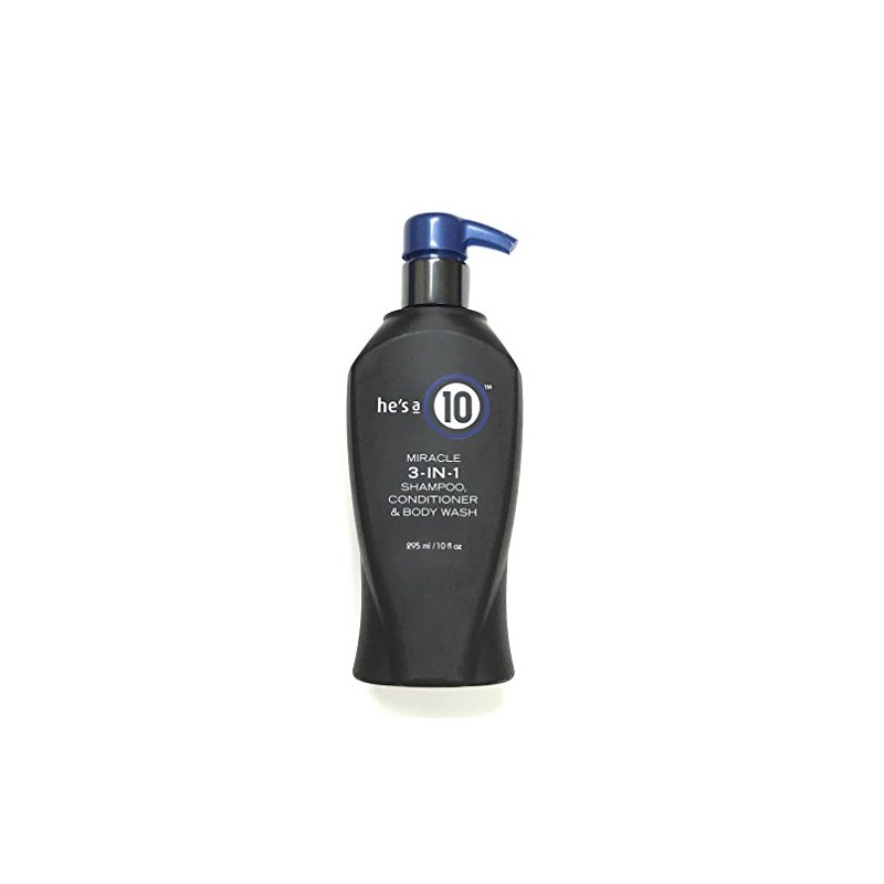 It's a 10 Haircare He's A Miracle 3-in-1 Shampoo, Conditioner