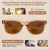 OKH Classic Retro Frame Unisex Bifocal Reading Sunglasses Sunglasses for
