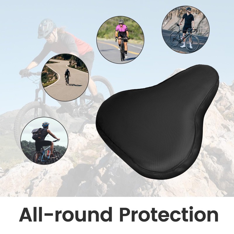 Apausvcm Bicycle Saddle Rain Cover, Saddle Protection, Waterproof Bicycle, Elastic