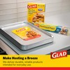 Glad Disposable Bakeware Aluminum Rectangular Cookie Sheets for Baking and
