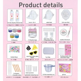 Wesfen Easy-to-Use Squishy Resin Kit - 1:1 AB Liquid Silicone, Taba Squishy Kit