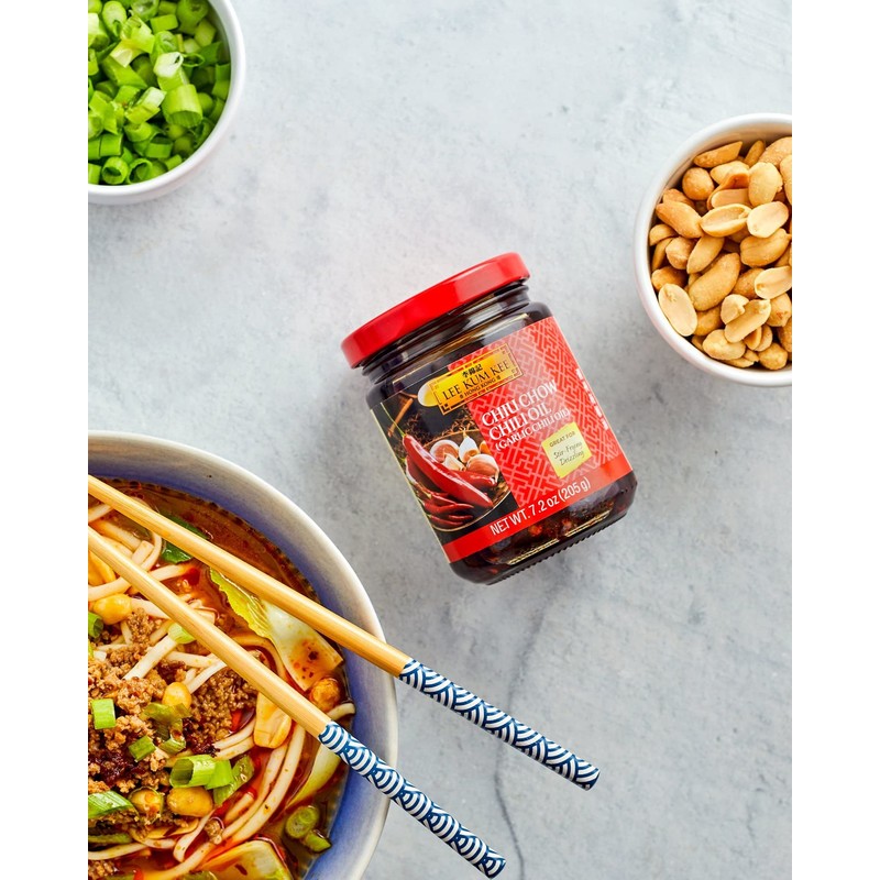 Lee Kum Kee Chiu Chow Chili Oil, 7.2-Ounce Jars (Pack