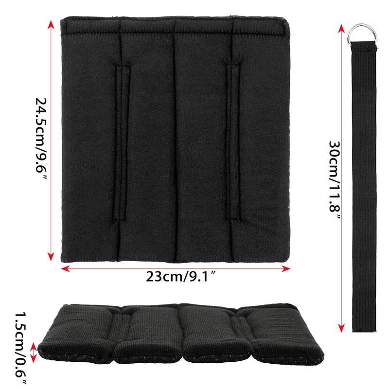 BTSKY 4Pcs Bunk Bed Ladder Pads with 8pcs Adjustable Hook