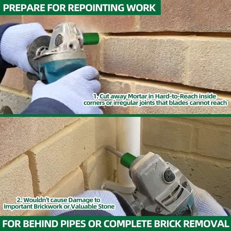 KURSTOL Diamond Mortar Raking Bit - 8mm x 100mm with