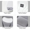 MayaFit Ergonomic Lumbar Support Cushion, Grey, 460mm x 440mm x