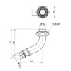 Sanei (サンエイ) Irrigation Parts Irrigation Home Pipe One-Touch Connection W26