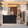 Retractable Baby Gates for Stairs, 55" Wide Mesh Baby Gate