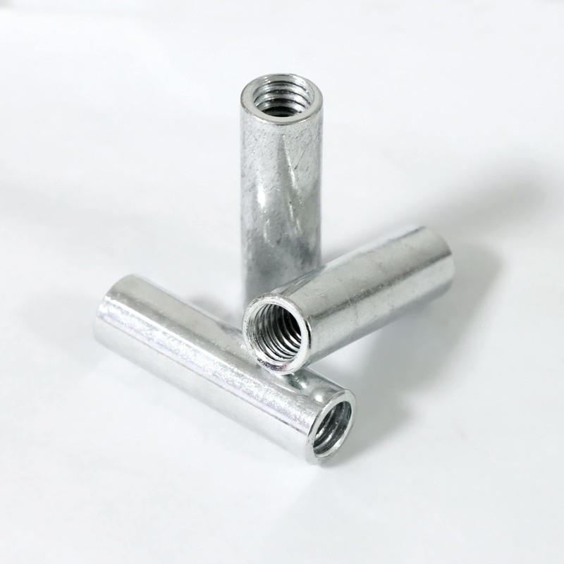 NIDAYE 20 Packs 1/4"-20 Round Rod Coupling Nuts, UNC Threaded
