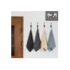 송월타올 호텔컬렉션 솔리드 스트라이프 핸드타올 4매 고리 손수건 Hotel Collection