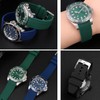 Kai Tian 22mm Classy Curved Lugs Rubber Watch Band Fit