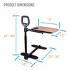 Able Life Tray Table, Adjustable Bamboo TV and Laptop Desk