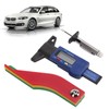 Digital Tire Tread Gauge Color Coded Depth Measurement Tool Handheld