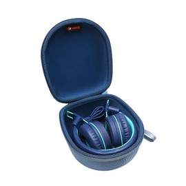 XANAD Blue Case for Kids Headphone - Elecder i37 / Noot K11 / iClever HS14 Foldable Wired On-Ear Headset (The Headset is not Included)