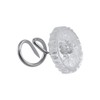 Clear Heads Twist Pins,50 PCS Bed Skirt Pins Plastic Slip