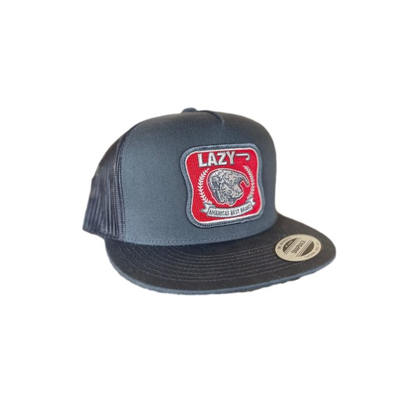 Lazy J Ranch Wear American Best Cap, Gray/Gray, One Size