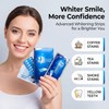 30 Piezas Tiras Blanqueadoras Dientes, 15 Pares Teeth Whitening Strips,