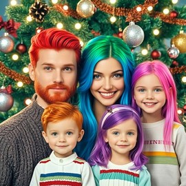 Cera Temporal para El Cabello, Tinte para El Cabello para Niñas Niños Edad 4 5 6 7 8 9 10+, 6 Color Hombres/Mujeres Lavables Pomadas para El Cabello Peinado Arcillas Cumpleaños Navidad Cospl