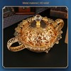 European Style Metal Fruit Plate Set Decorative Multifunctional Fruit Platter