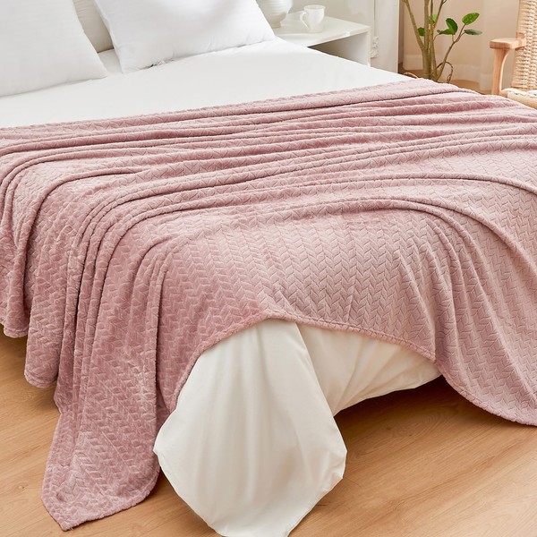 Rendile Throw Blanket Large, 200 x 230 CM Flannel Fleece