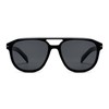 VIVIENFANG Polarized Black Sunglasses for Men Women, Classic 70s Style