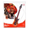 Widman Inflatable Rockstar Guitar with Flames - Adult Fancy Dress
