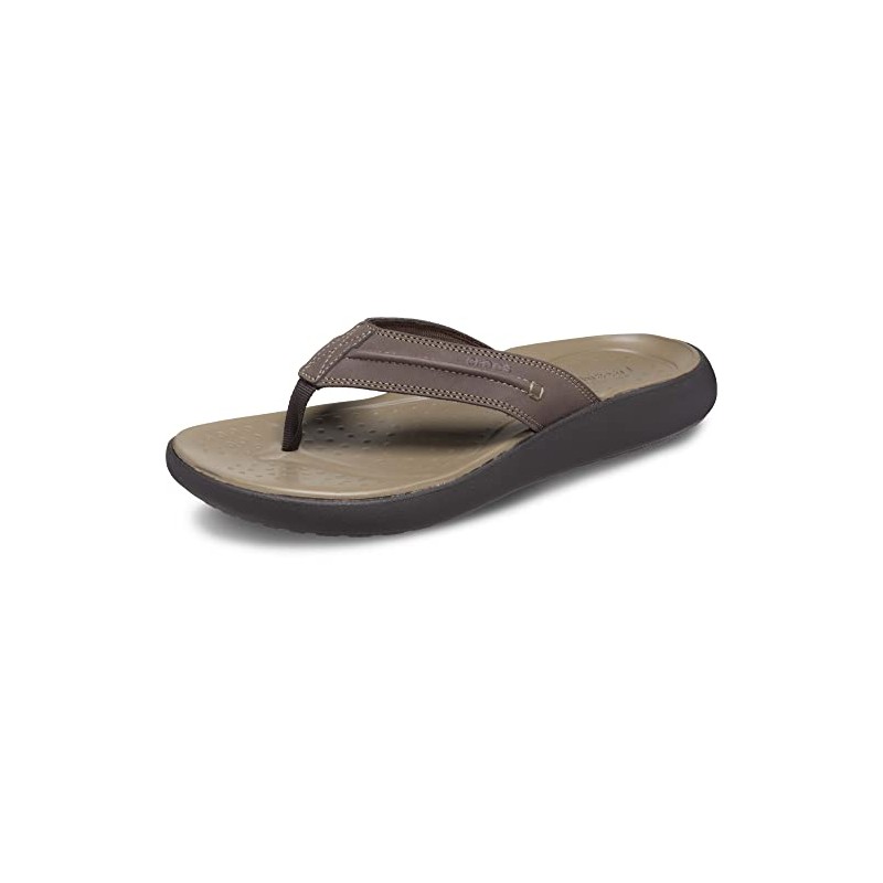 Crocs Men's Yukon Vista II Lr Flip Flops, espresso, 46