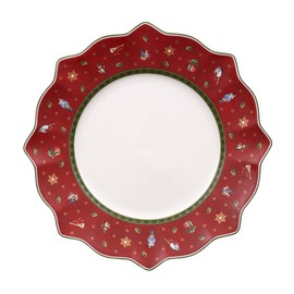 Villeroy & Boch Toy's Delight 290 mm Flat Plate, Red
