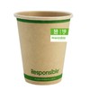 Responsible Products Certified Compostable 10 oz Paper Cups, Cold ＆