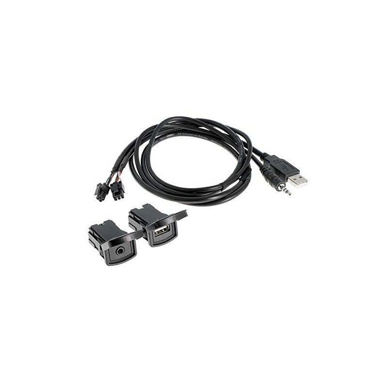 USB + AUX Panel Socket Compatible with VW Polo from