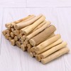 Sewroro Pack Wooden Ornaments Wooddowel Rods Rustic Wreath Ornament Crafts