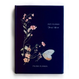 Paloma Planners 2025 Planner for Goal Setting, Daily Tracking, Productivity Management, Reflection and Gratitude (Midnight Garden)