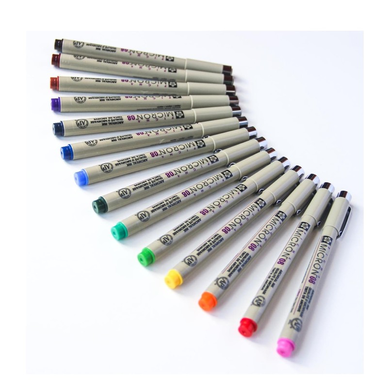 PIGMA MICRON Sakura 08 - Set of 6 Colours, Set