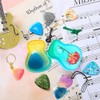 3Pcs Guitar Pick Resin Molds Guitar Triangle Plectrum Silicone Molds