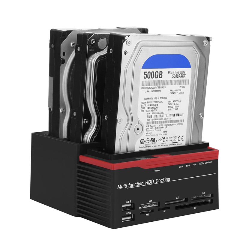 2.5inch 3.5inch DualBay USB3.0 SAta IDE HDD Docking Station Offline