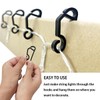 200 Pcs Christmas Light Clips Hanging Gutter Hooks for Outdoor
