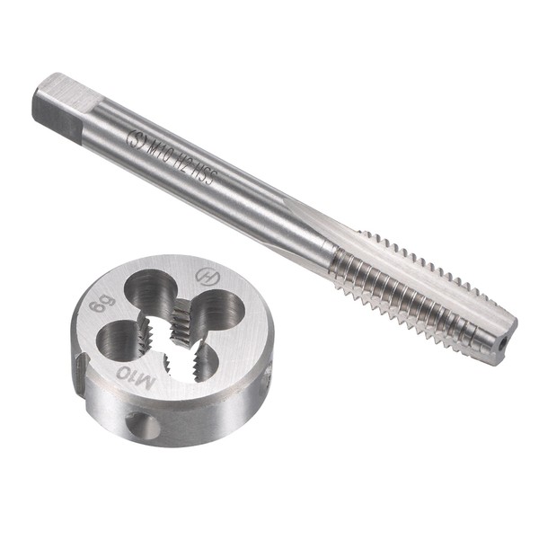 uxcell M10 x 1.5mm Metric Tap and Die Set, Machine