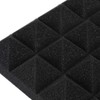 Aswalling Charcoal Acoustic Foam Tiles Soundproofing Foam Panels Studio Sound