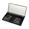 Travel Makeup Brush Set with Case | 4X Double Ended