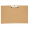 Juvale Clipboard - 11.5 x 17.4 in, Brown MDF, 4-Pack