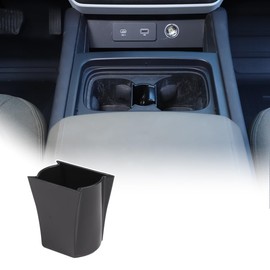 Car Center Console Cup Holder Divider Storage Box Compatible with Land Rover Defender 2020-2024 Central Console Cup Holder Storage Box Organizer ABS Insert Accessories (for Defender 2020-2021)