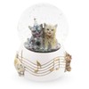 BestPysanky Singing Cats Party Snow Globe