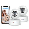 Ctronics 2.5K 4MP WiFi Surveillance Camera Indoor 2.4/5GHz WiFi, 360°IP