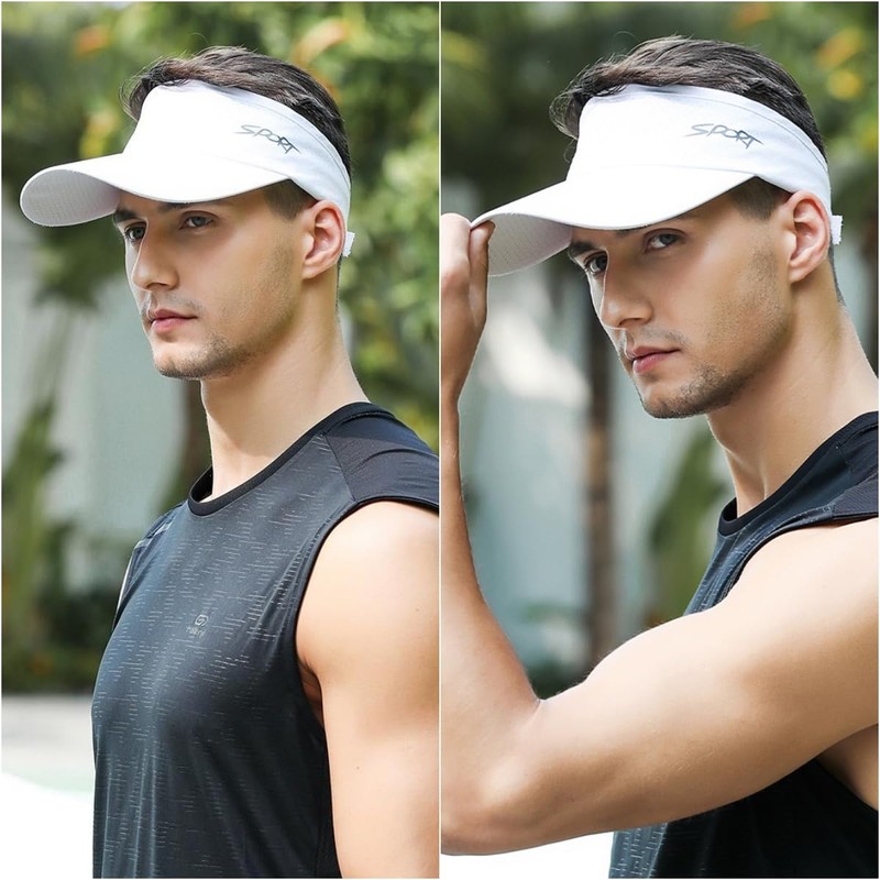 Weuiean MOKX-07 Sun Visor, Men's, UV Protection, Women's, Wide Brim