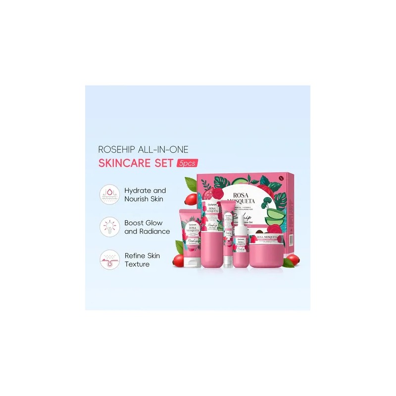Set Quiyum Cuidado Cutis Hidratación Brillo, 5 Unidades . ,,