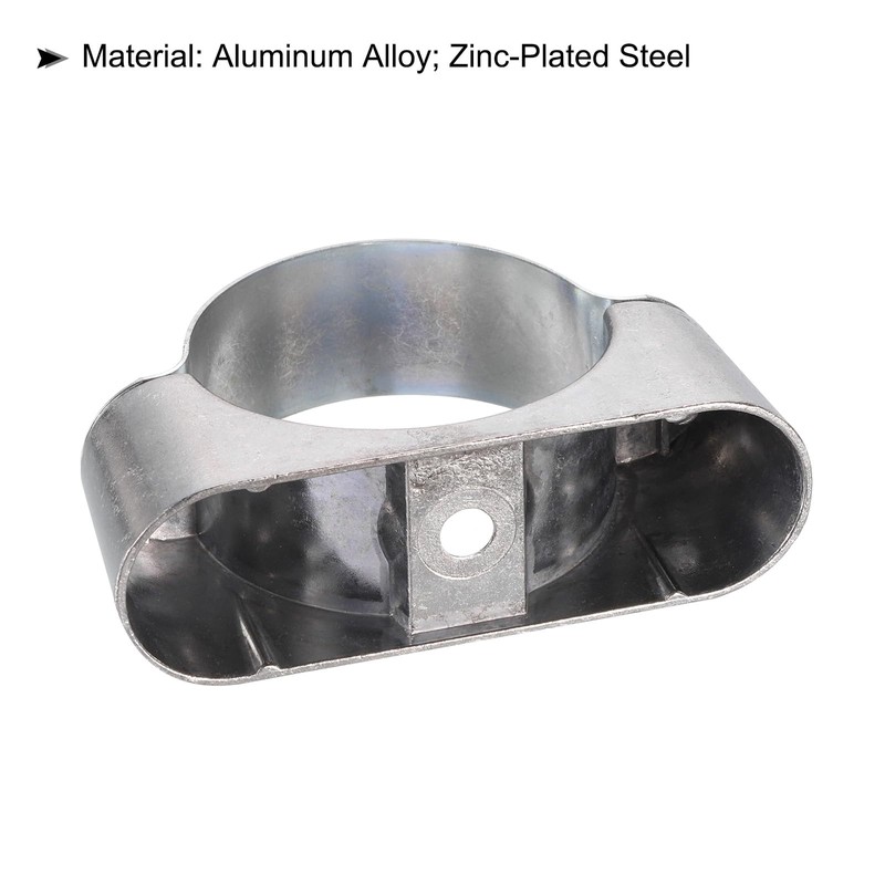 sourcing map 10Pcs Pipe Support Pipe Bracket Clamp for OD