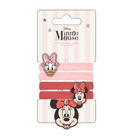 Cerda Pack of 4 Minnie Hair Scrunchies 6.5 x 12.5 x 0.1 cm