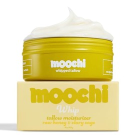 moochi Sebo de carne de res para la piel – Bálsamo batido orgánico 100% alimentado con pasto con miel rara de flores alpinas, crema hidratante natural para la hidratación nutritiva de la piel